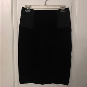 Black Calvin Klein pencil skirt